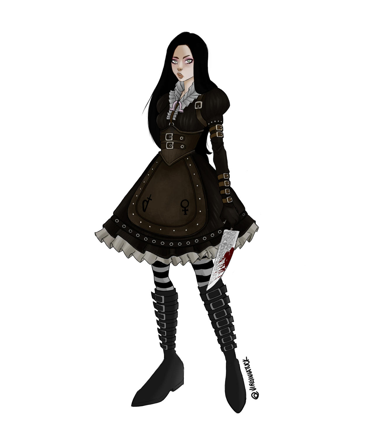 Alice Madness Returns - Steamdress outfit by VirginiaTuck on DeviantArt