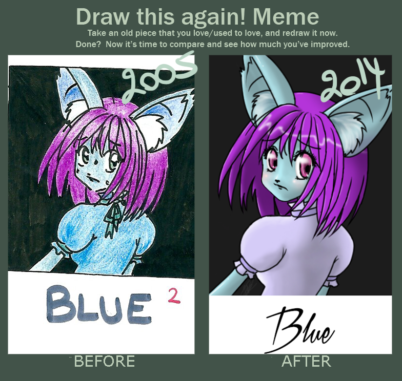 Before/After: Blue