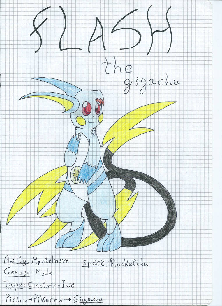 Gaigachu Flash The Gigachu by GreenCharisard on DeviantArt
