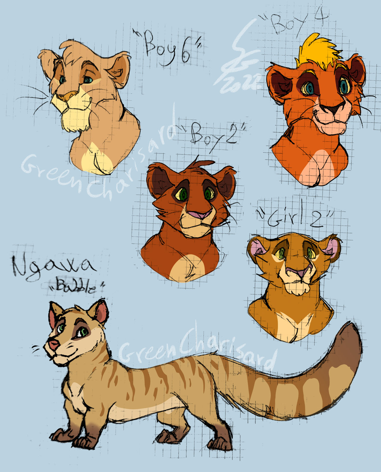 Side Character Sketches by GreenCharisard on DeviantArt