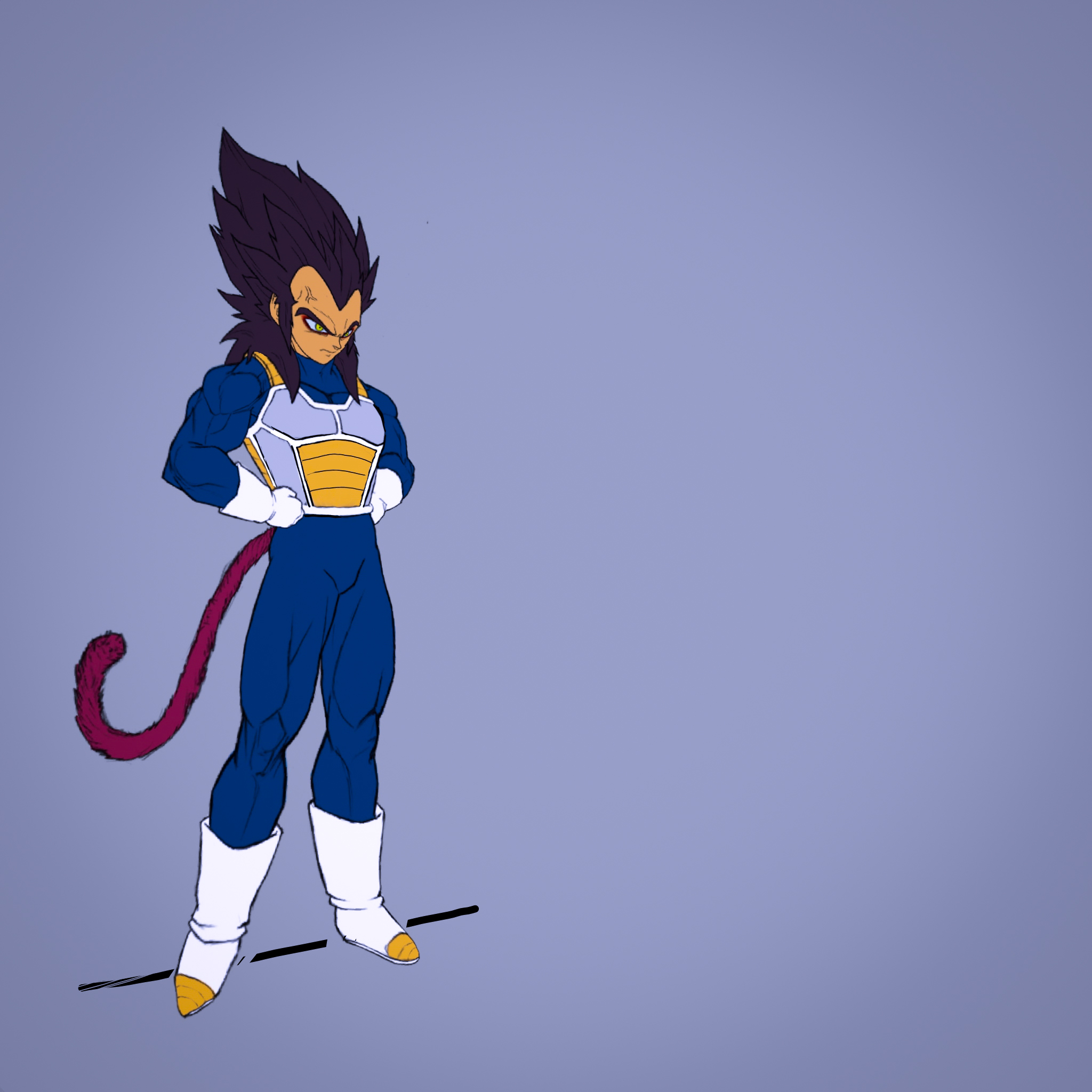 Majin Vegeta ssj2 (3) by davidferres on DeviantArt