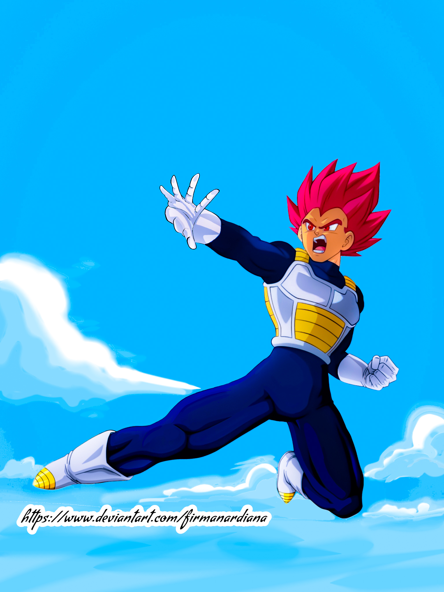 Majin Vegeta ssj2 (3) by davidferres on DeviantArt