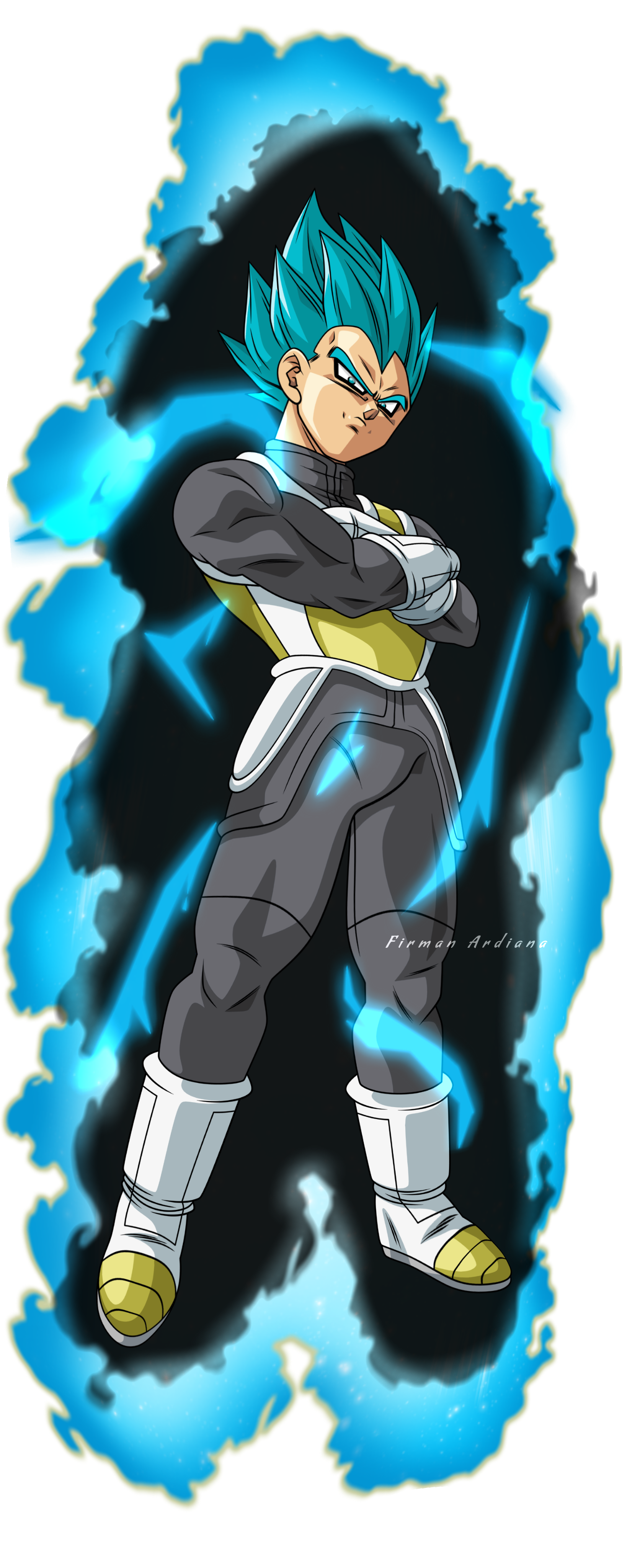 Vegito Super Saiyan God Super Saiyan 3 by HazeelArt on DeviantArt