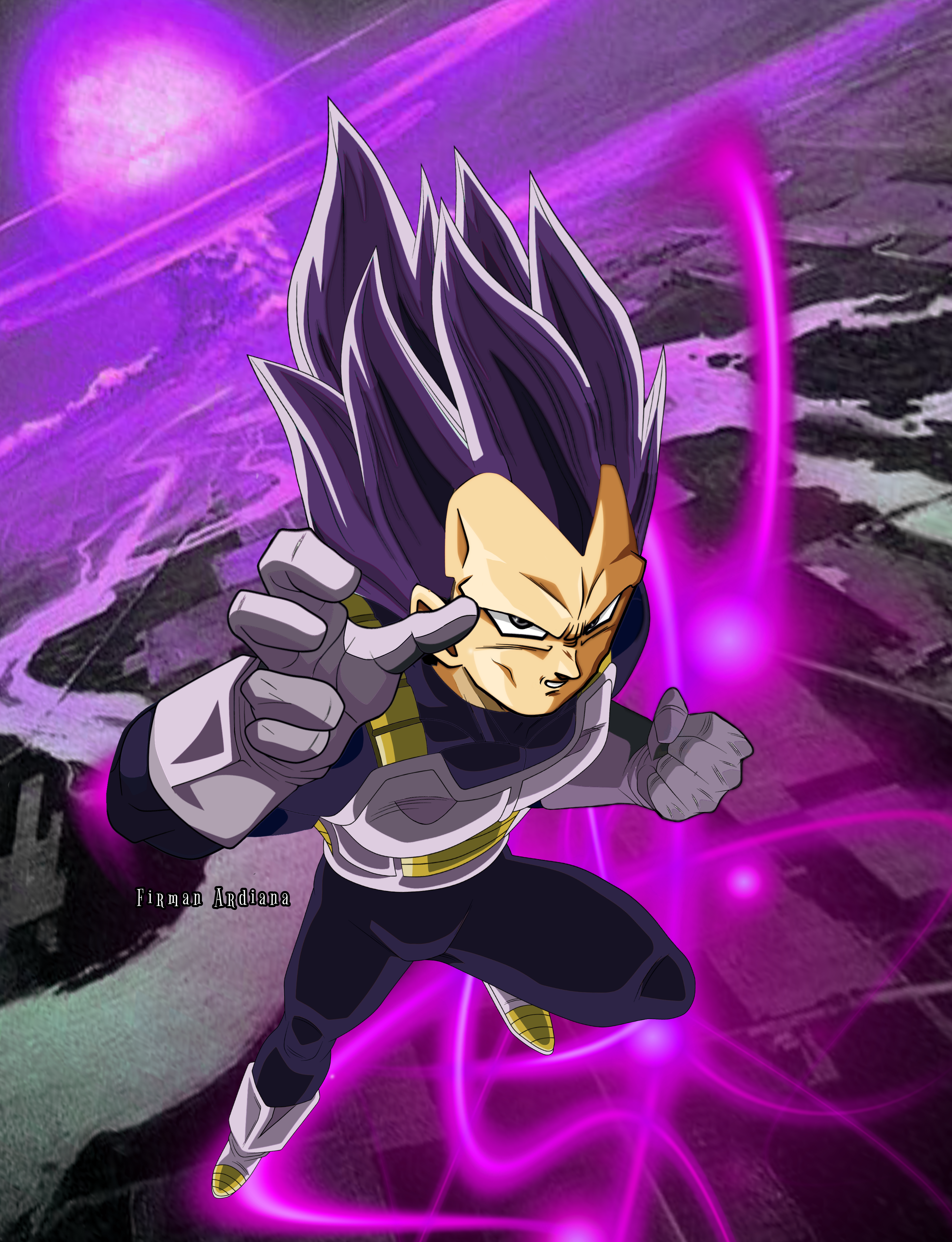 Vegeta Final Flash by BardockSonic on DeviantArt  Dragon ball art, Dragon  ball super manga, Vegeta