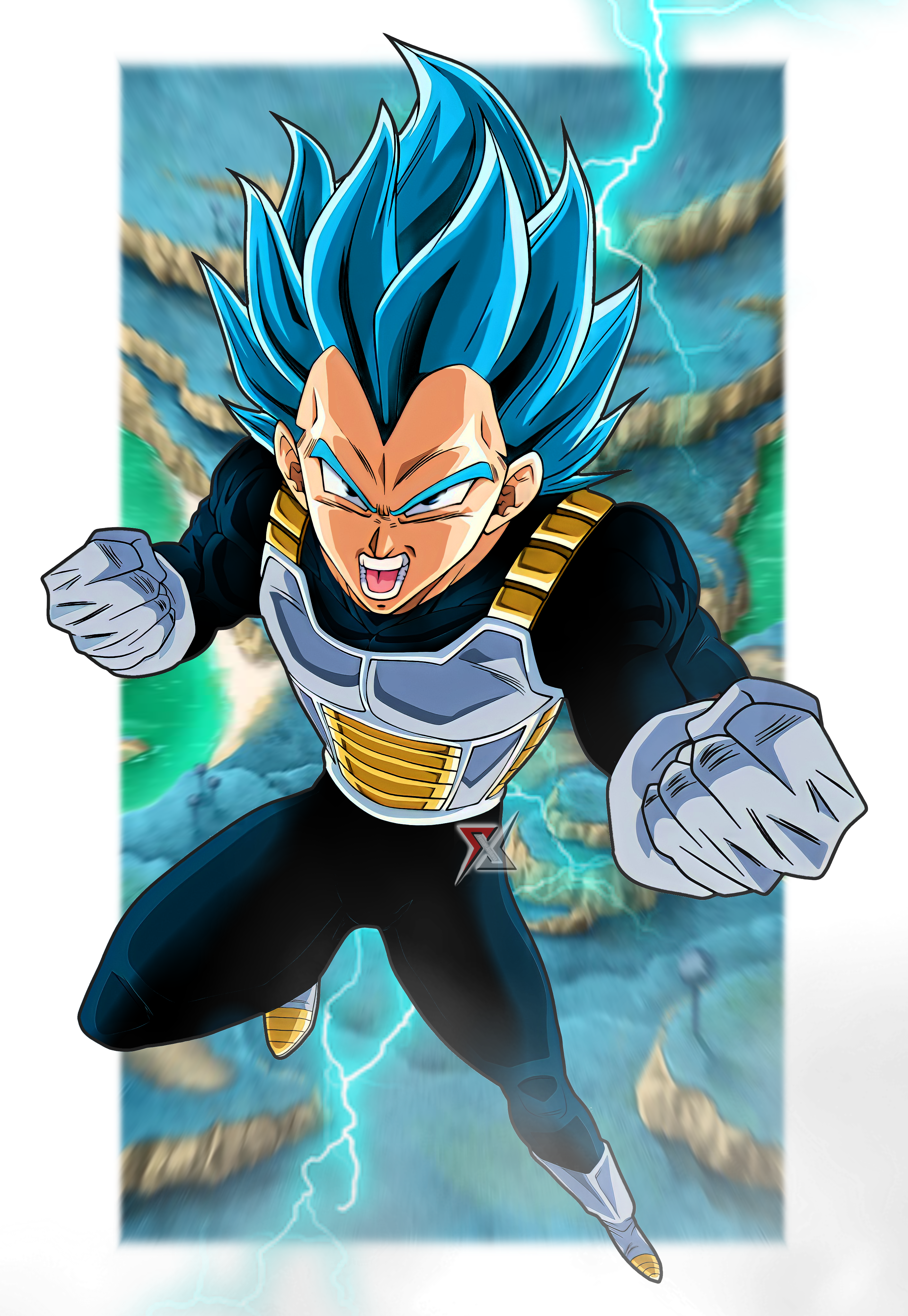 Majin Vegeta ssj2 (3) by davidferres on DeviantArt