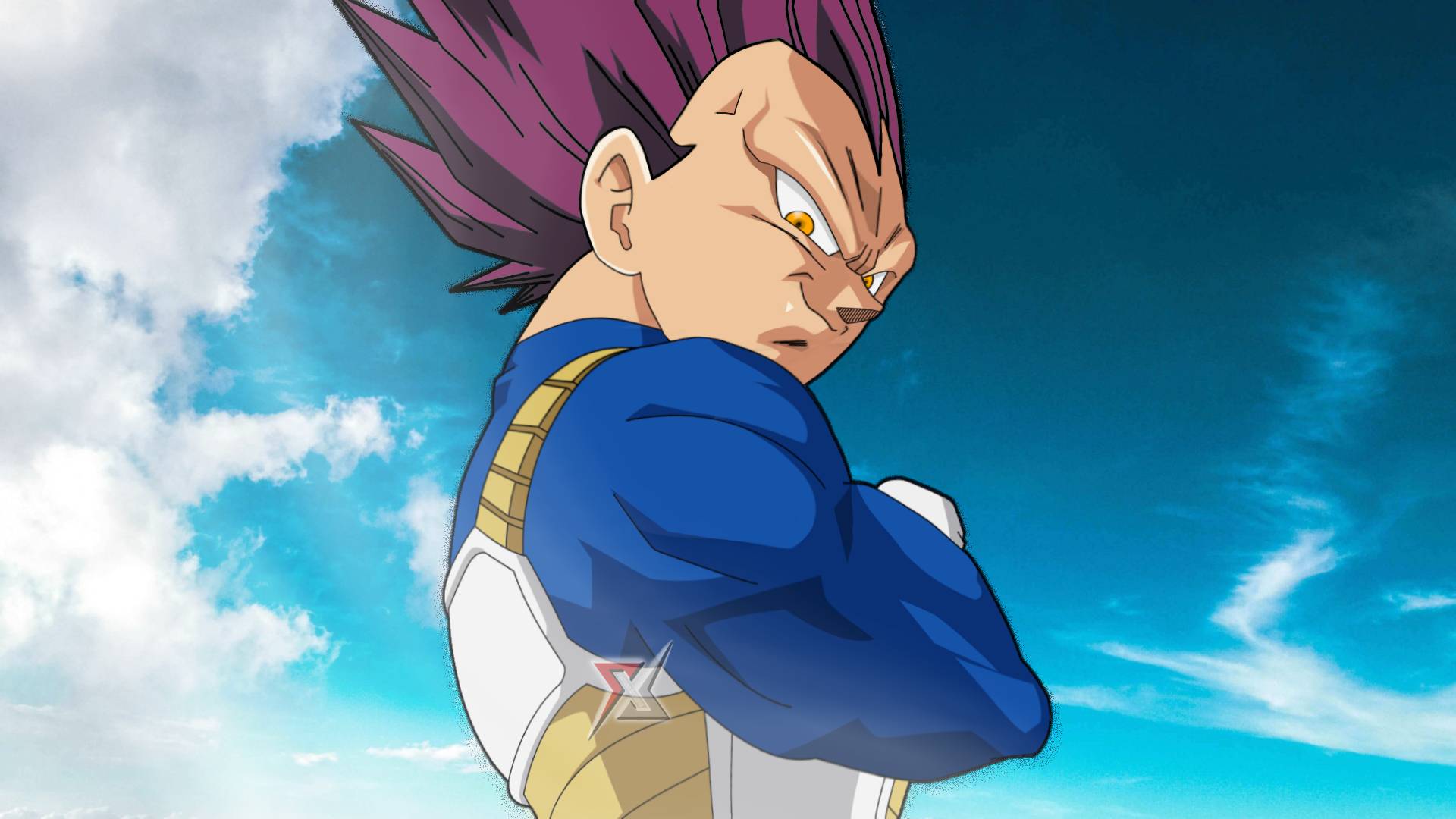 Download Vegeta Unleashes His Final Flash Wallpaper