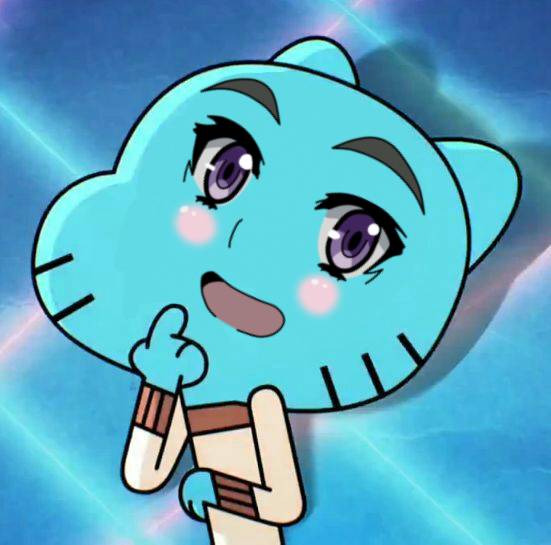 Tawog/ Gumball's Anime Face Meme by quincyclark24 on DeviantArt