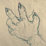Werewolf Hand Study