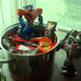 Megs and Prime raid candy bowl