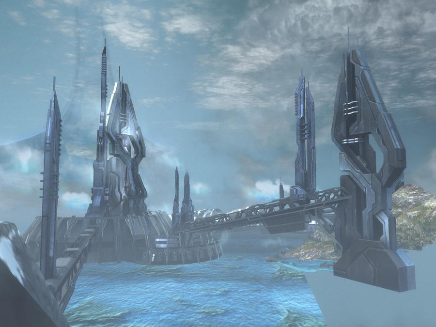 Forerunner structure by Hellblaze on DeviantArt