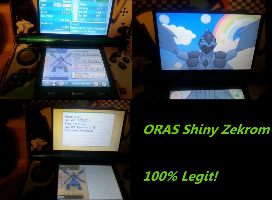 Shiny Zekrom-ORAS