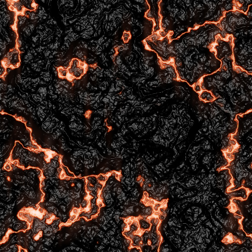 Magma- cooling lava