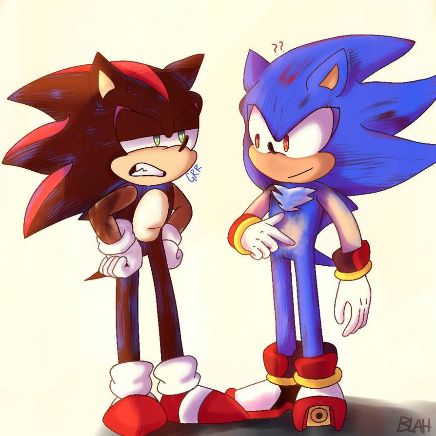 Color Swap Between Sonic And Shadow by BLAHLAHLABBLASH on DeviantArt