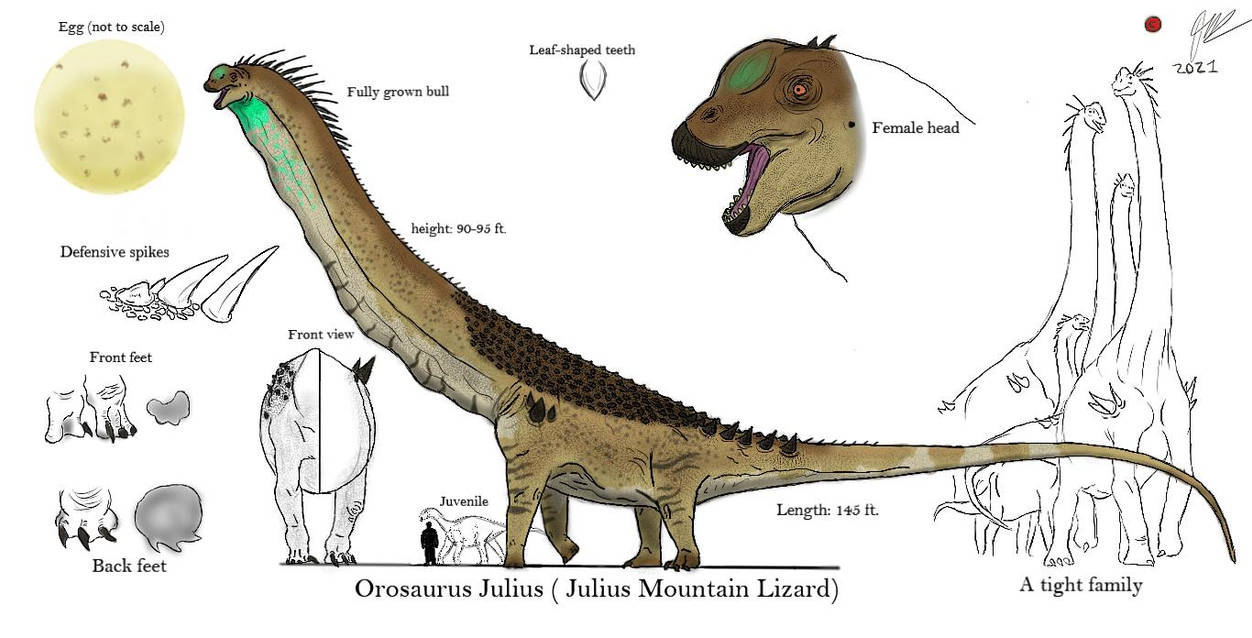 Orosaurus Julius (Julius Mountain lizard) by Rexyfan93 on DeviantArt