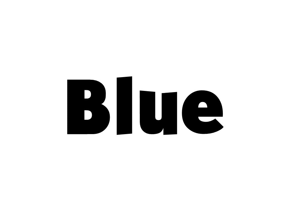 Word One Lettering Blue Blue Word Label by lelekjohn on DeviantArt