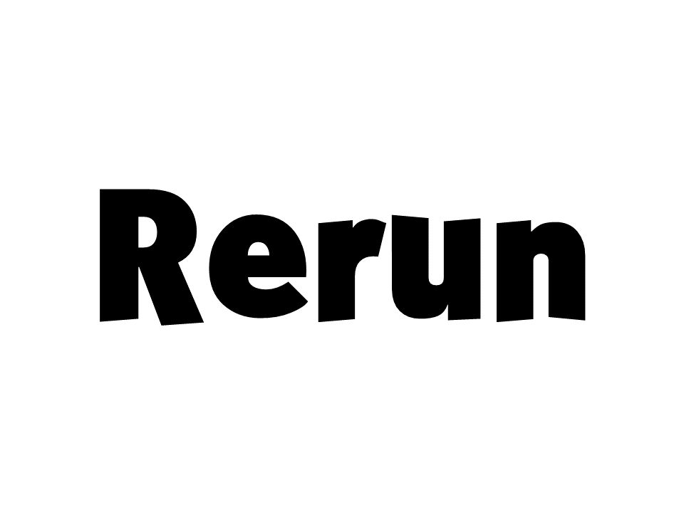 Rerun Word Label by lelekjohn on DeviantArt