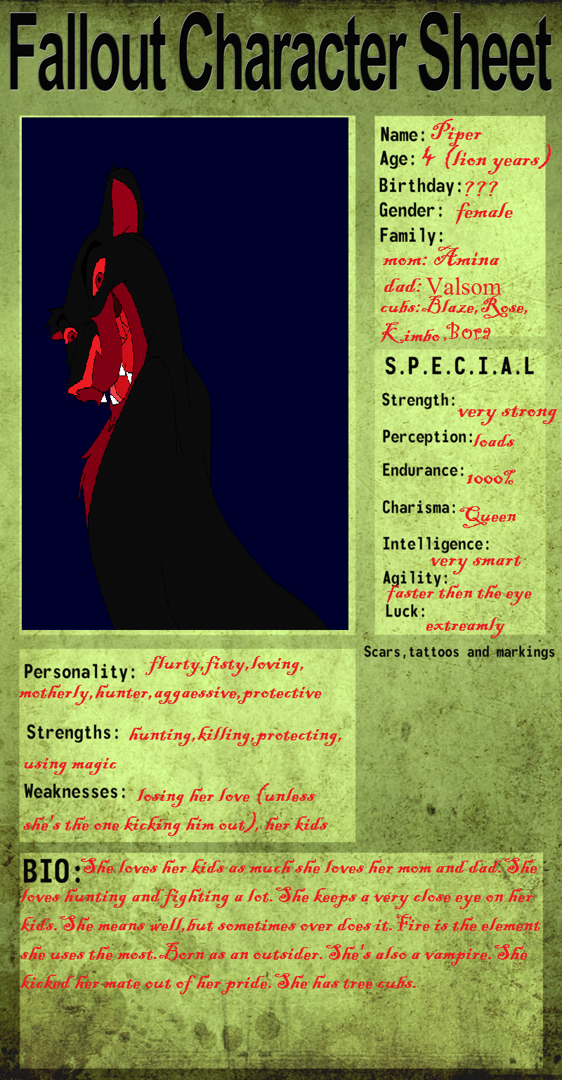 fallout character sheet by whitetigerdelight on DeviantArt