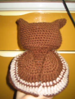 Amigurumi Owl Back View