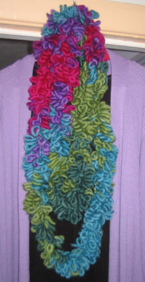 Multicoloured Super Loop scarf