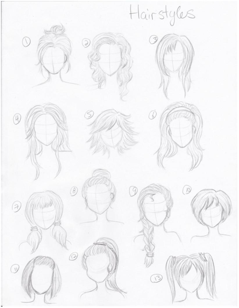 Hairstyles Sketch