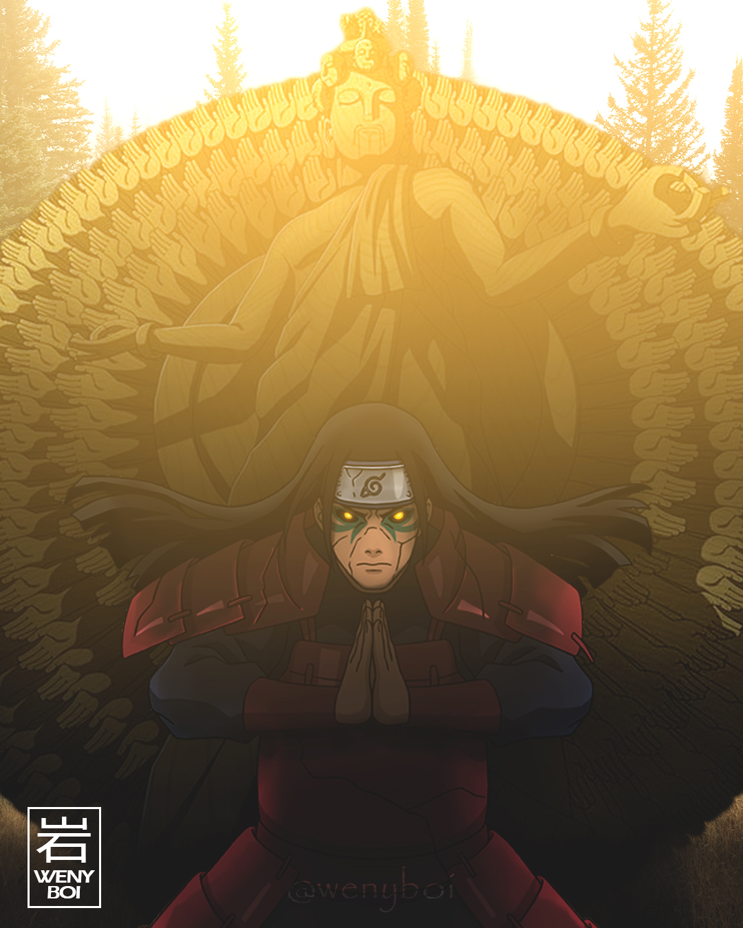 Hashirama Senju 1st Hokage by bodskih on DeviantArt