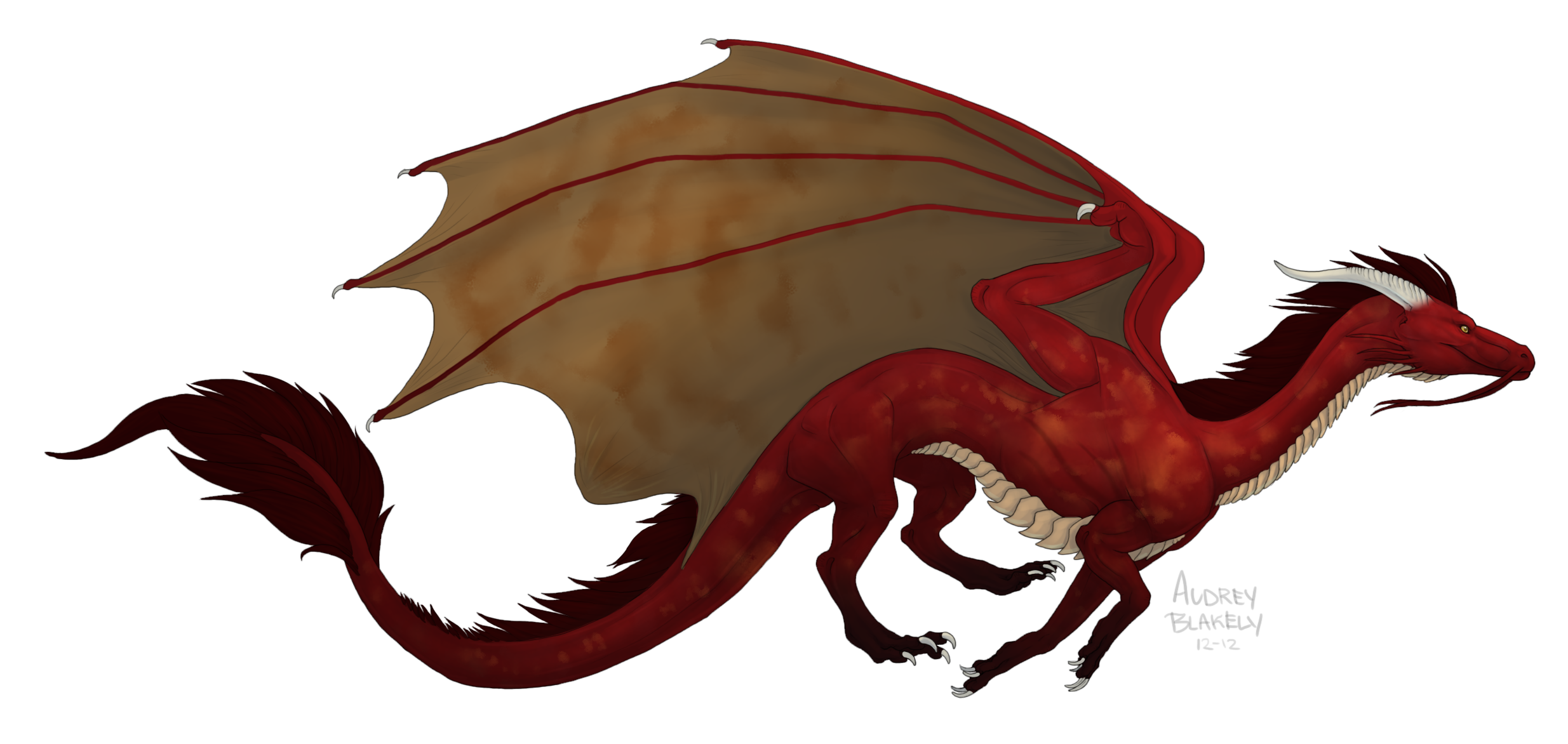 Red Weastern Dragon