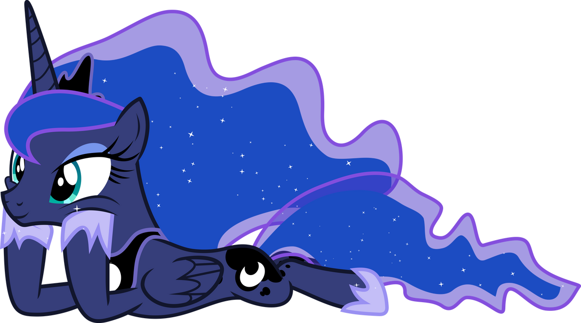 Luna Lying by FrownFactory