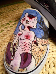 Zombie Pokemon Shoes -Mewtwo