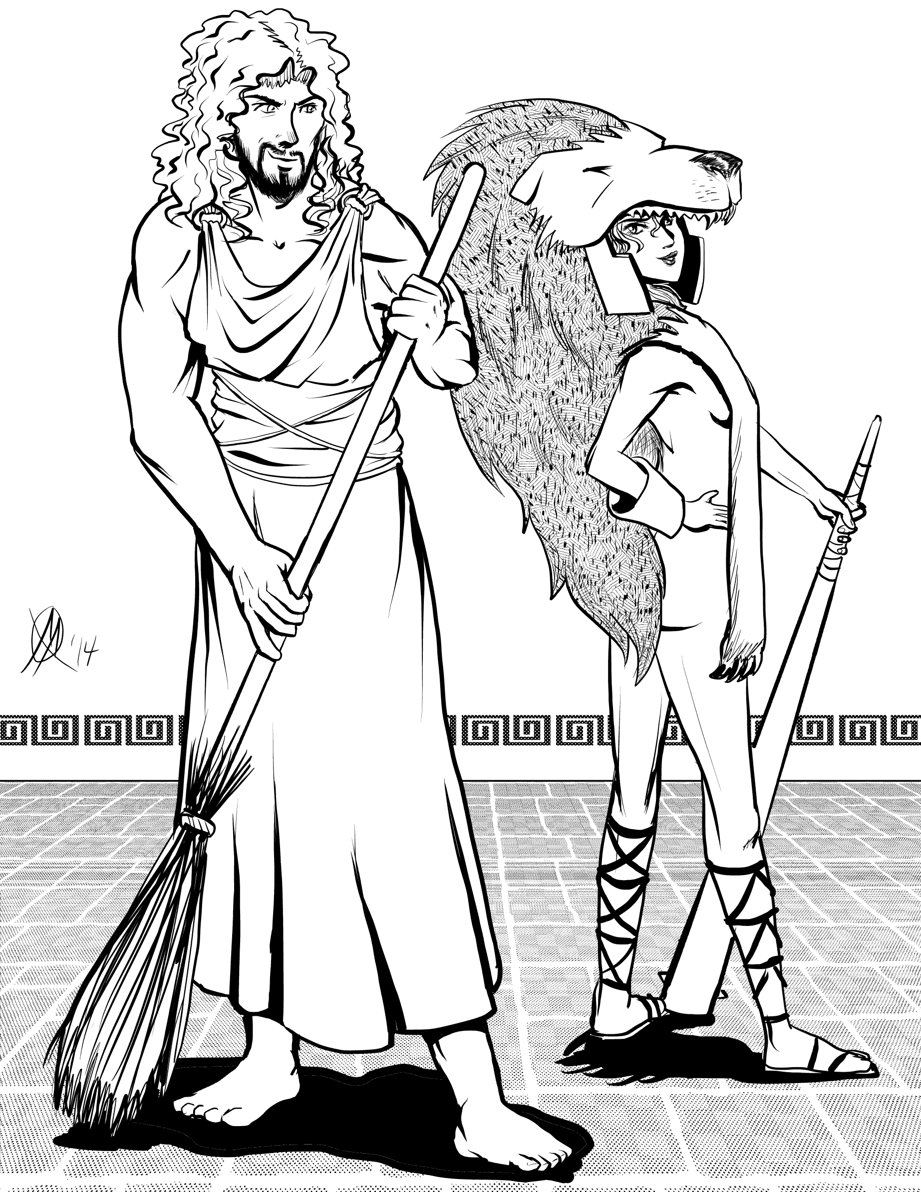 Greek Myths-Hercules and Omphale