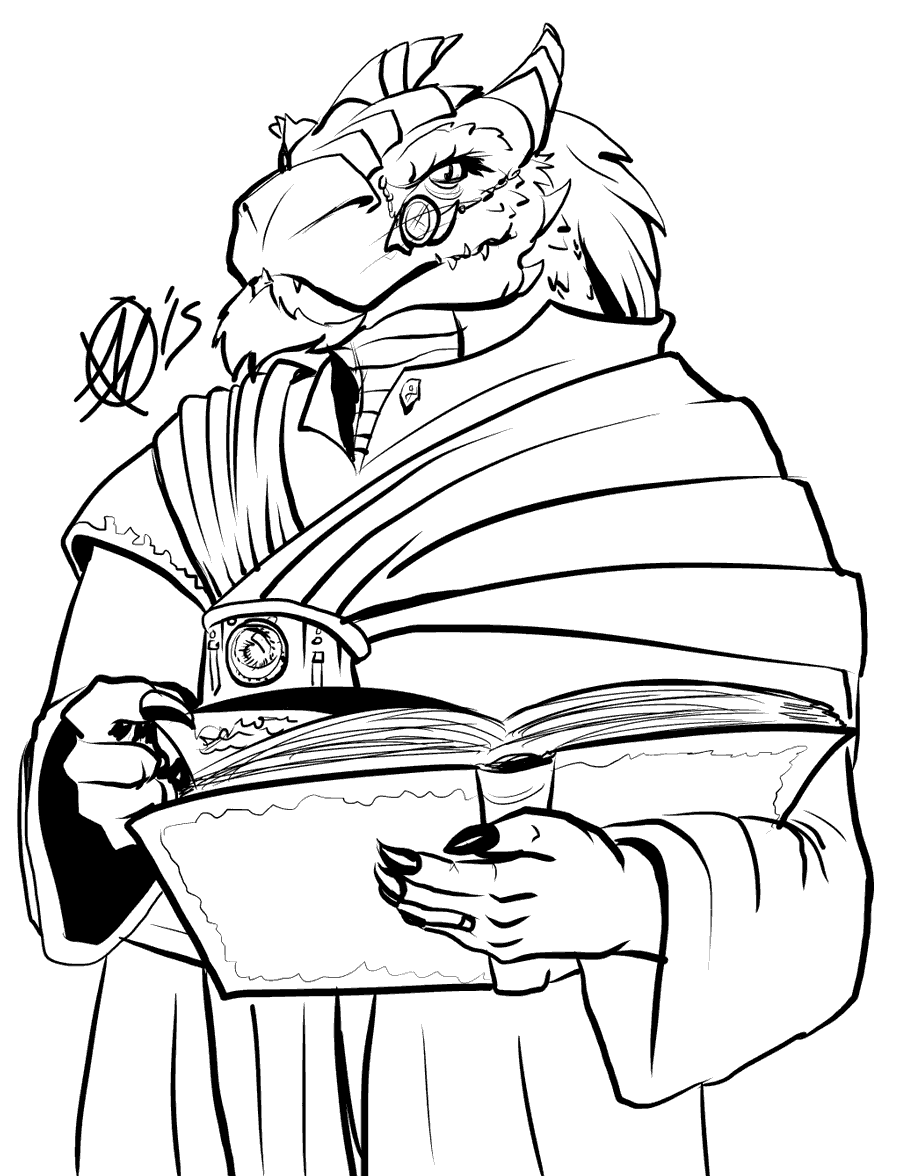 Inktober 2015 - DnD - Torosk, Dragonborn Wizard