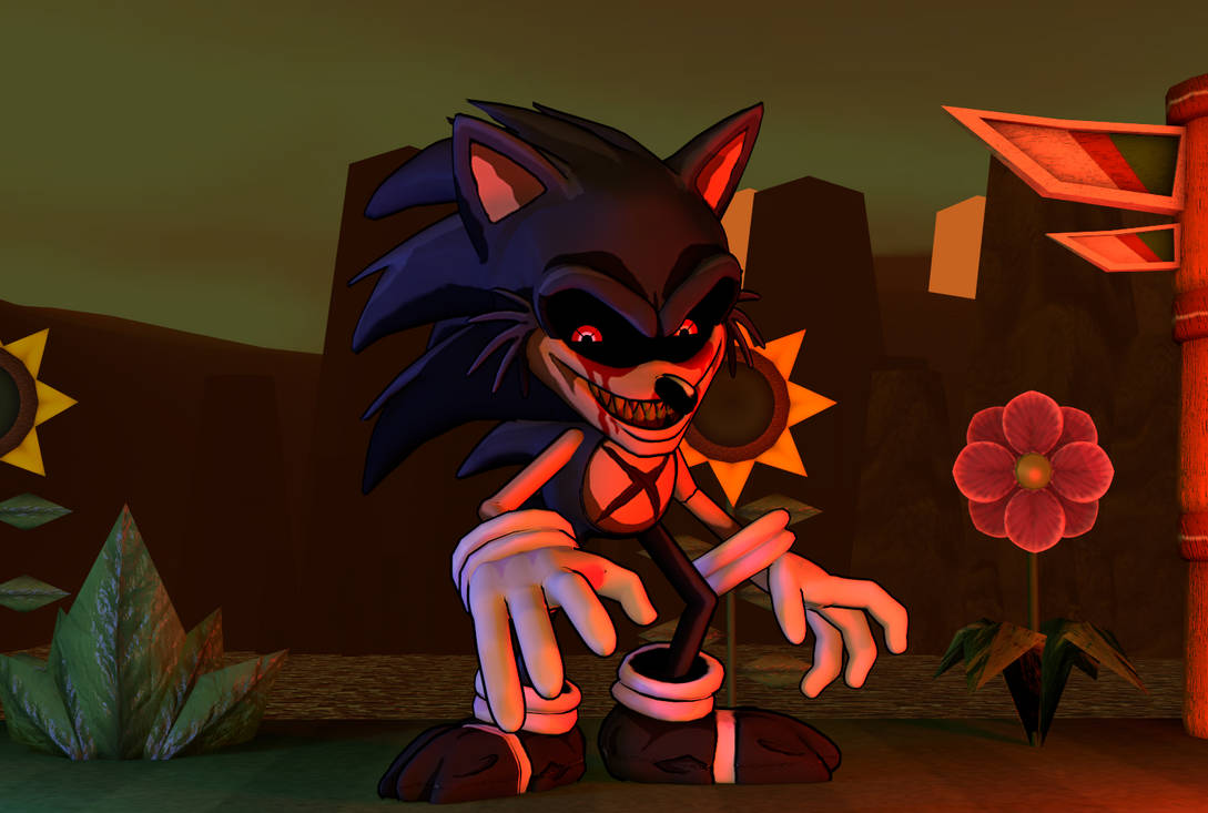 Lord X Fanart for the Sonic.exe FNF mod [SFM] by CienArts on DeviantArt