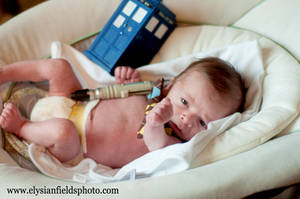 baby Kaleb: TARDIS