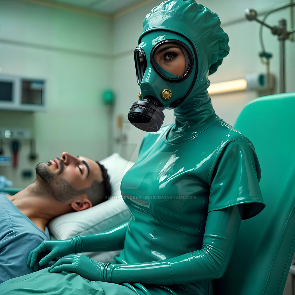 Green Rubber Nurse by AntharenCreations on DeviantArt