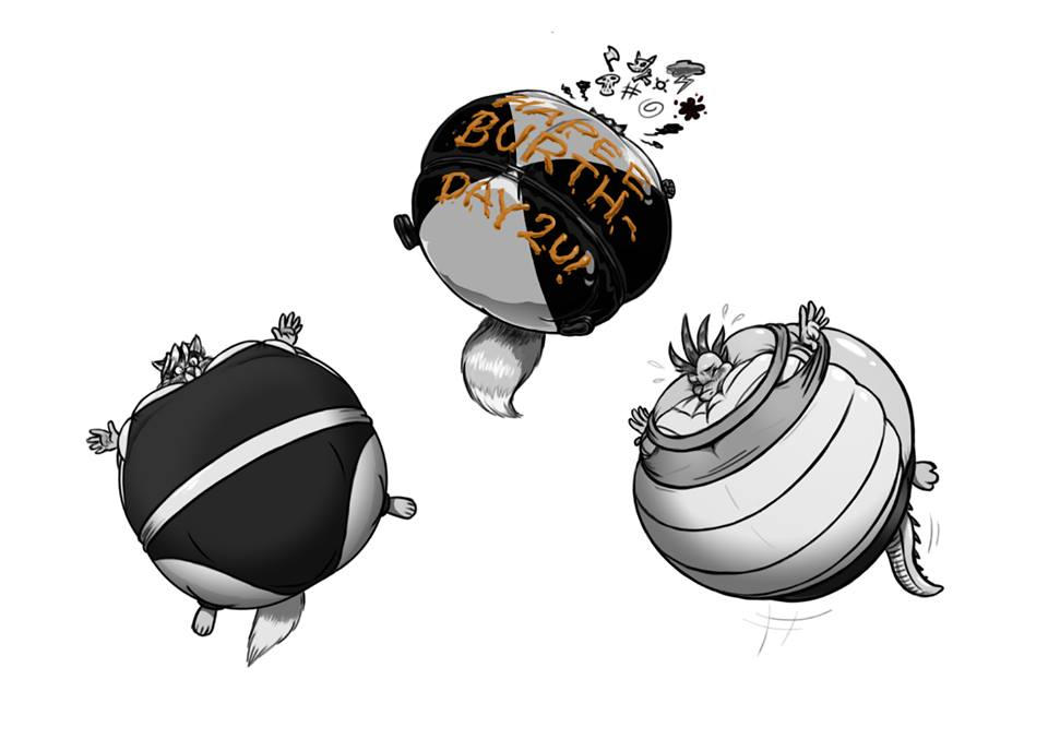 Joe Draco Petterson AK Girl inflation test by polycomical on DeviantArt