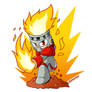 Robot Master Illustration FireMan