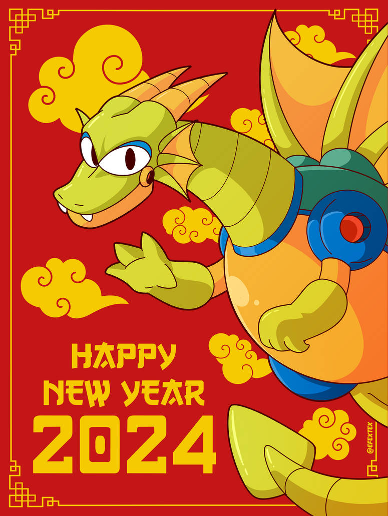 Happy New year of the Dragon by EFEXTEX on DeviantArt