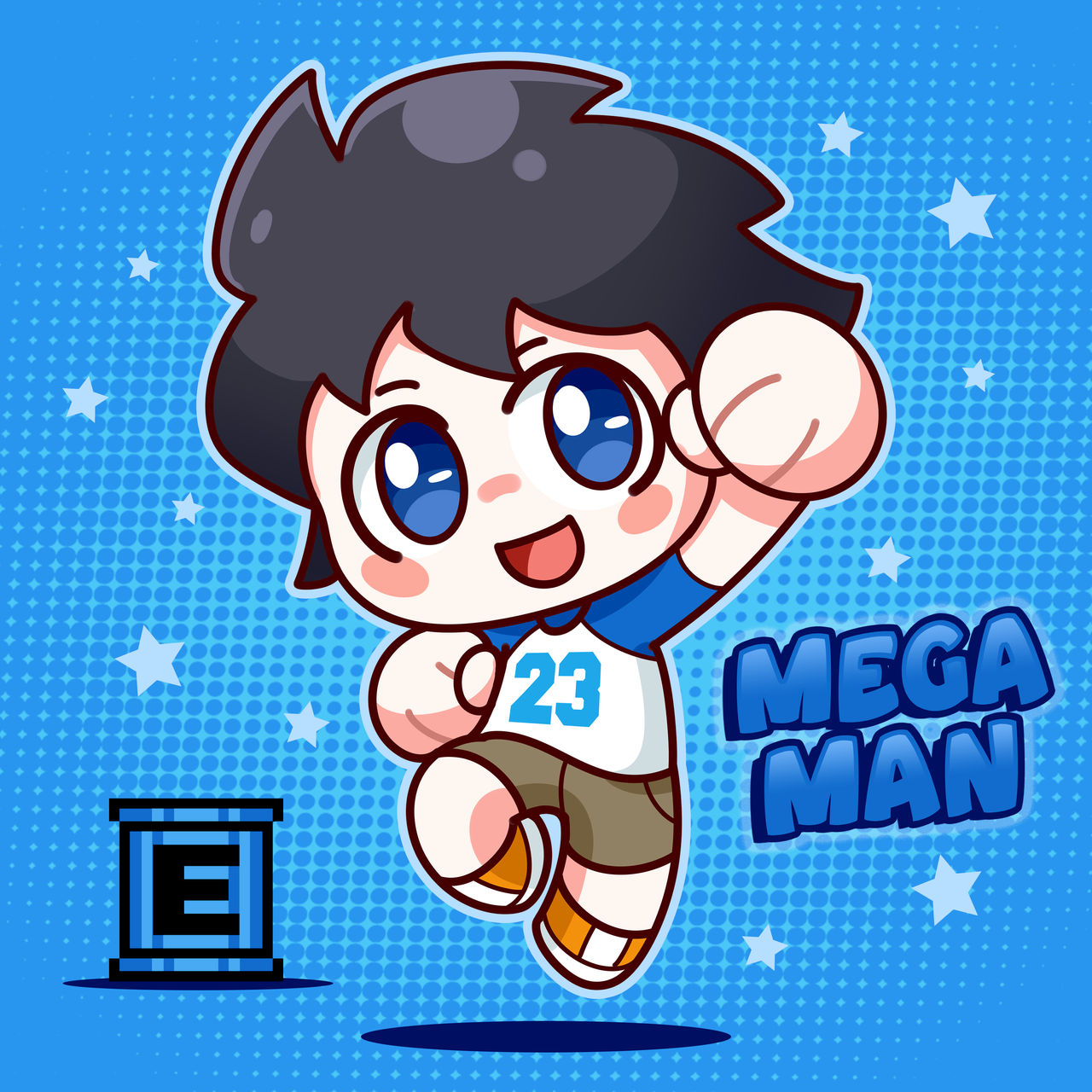 Chibi Mega Chibi Megaman by EFEXTEX on DeviantArt