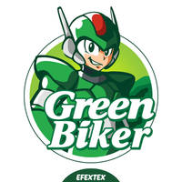 Green Biker