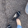 Hes gonna reek after being in her flats all day