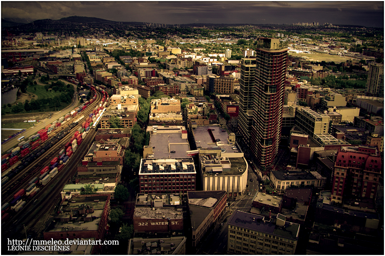 The old Vancouver city