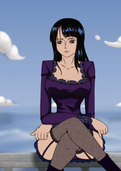 Nico Robin of One Piece (Flat Color Variant)