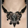 Gothic necklace 'The Raven'