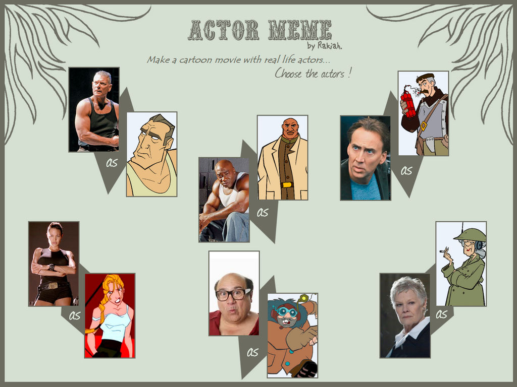 Actor Meme by Abraal on DeviantArt