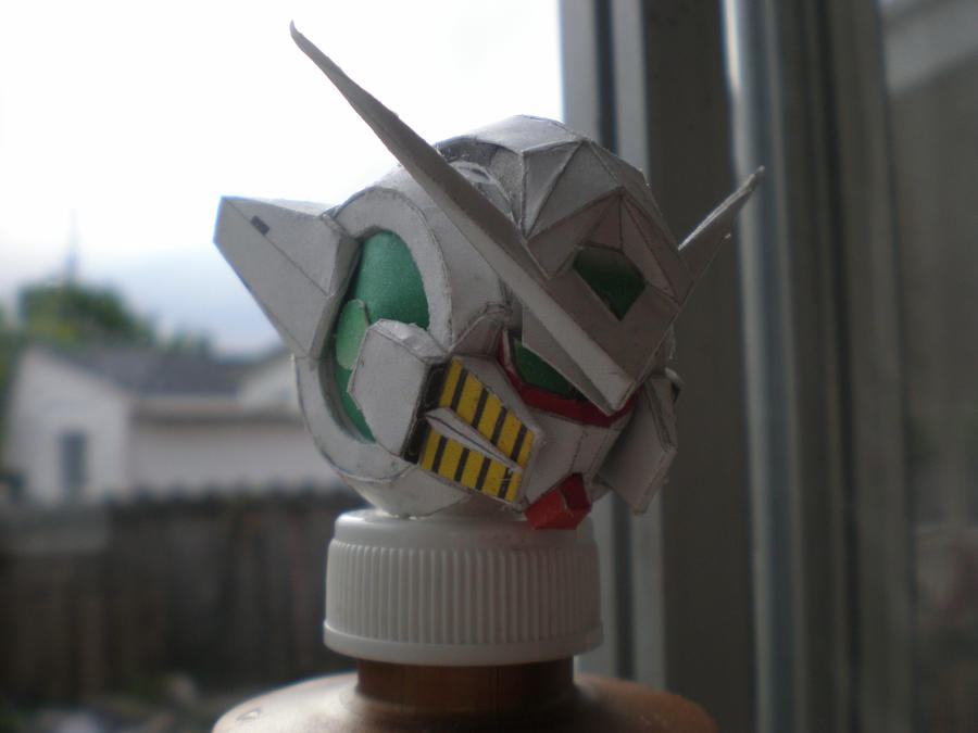 Papercraft Exia Head by kvn11 on DeviantArt