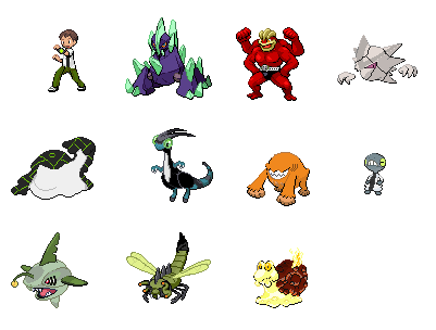 Ben 10 Aliens With Pokemon Types