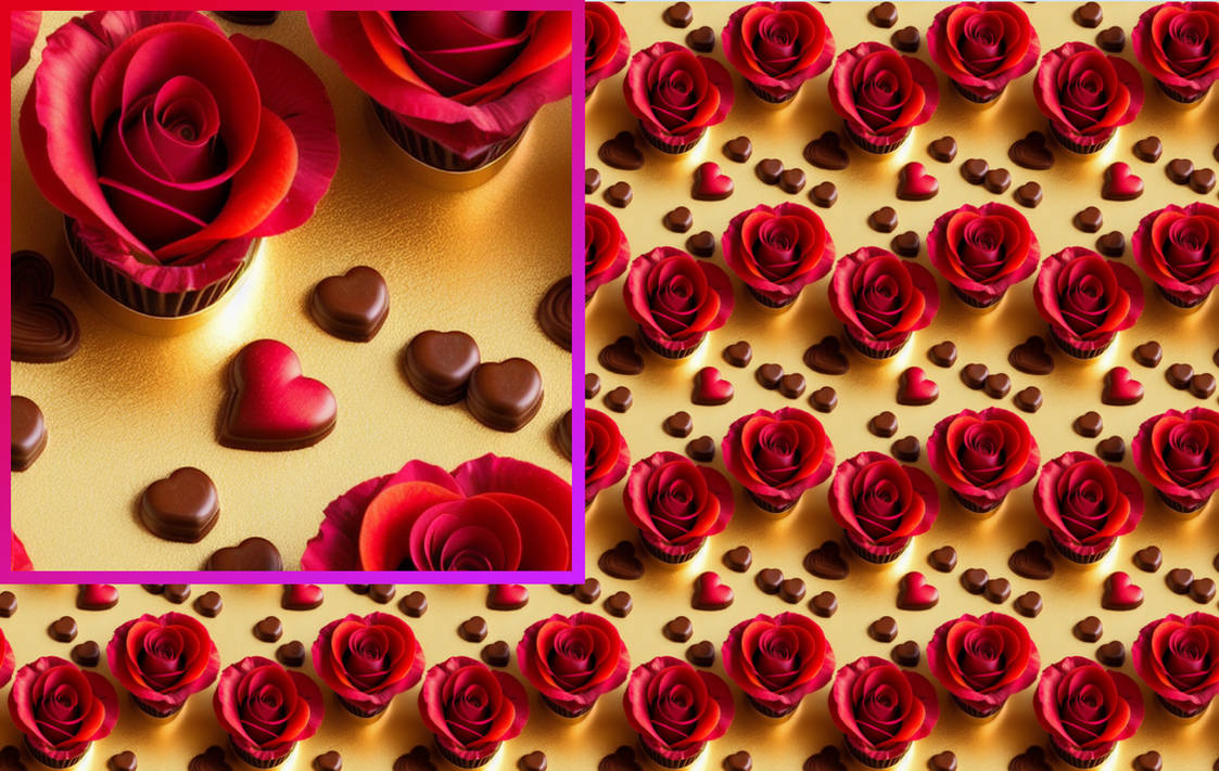 Coco Valentin Seamless Valentine Skin - Coco Hearts and Roses by Wilderness-19 on ...