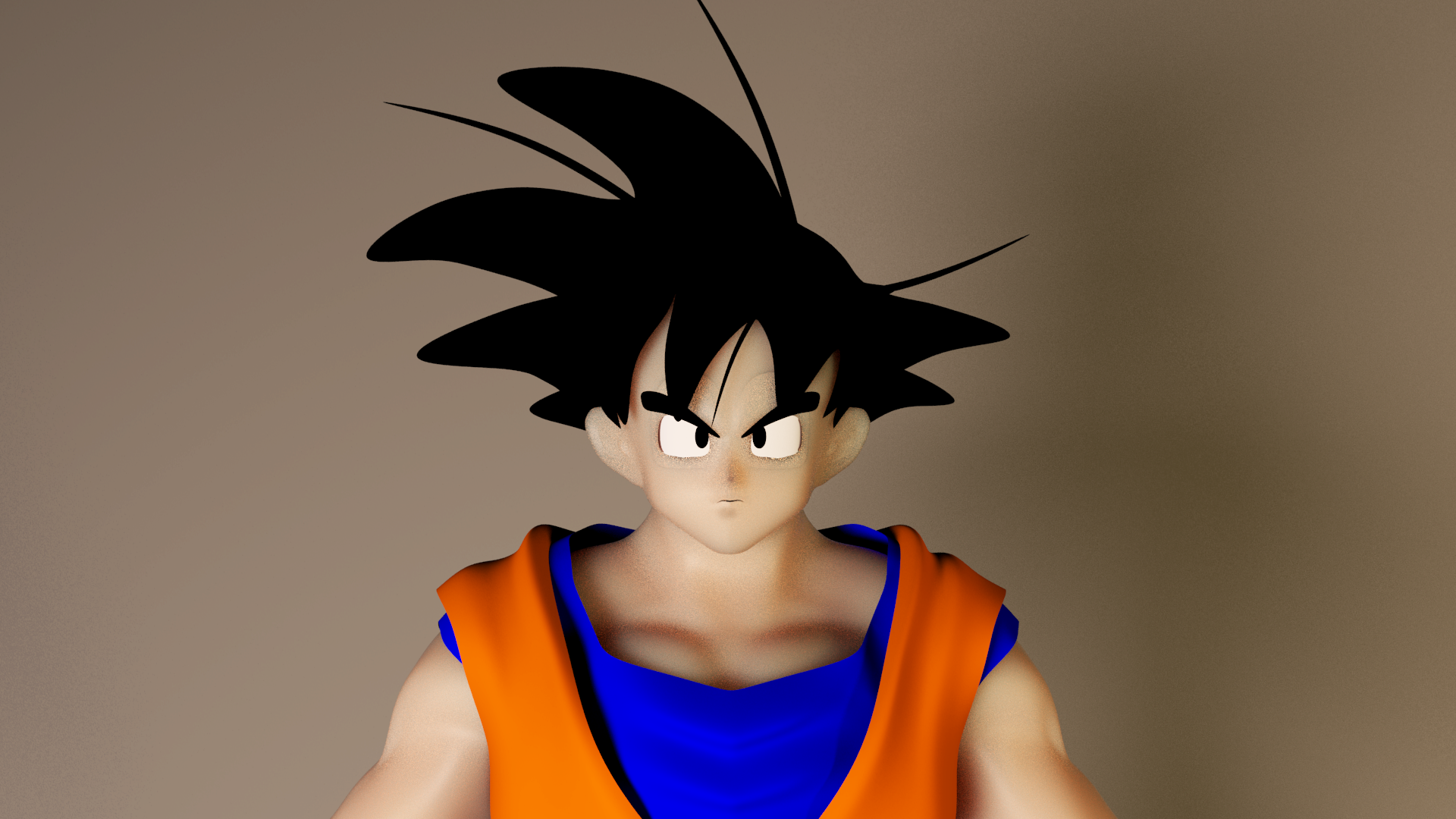 GOKU TEST VRAY closer look