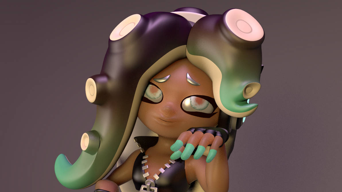 Marina Splatoon 2 Front Face by GexANIMATOR on DeviantArt
