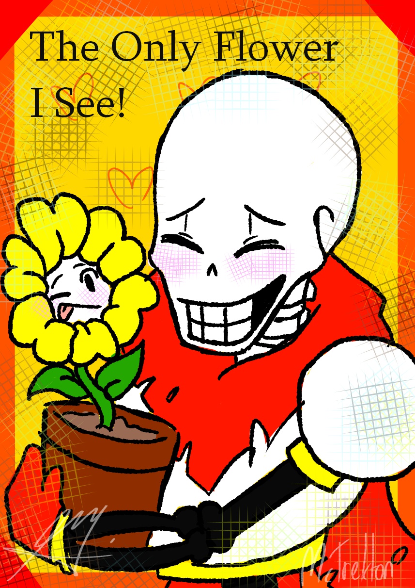 UNDERTALE : Papyrus and Flowey