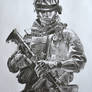 Battlefield 3 Pencil drawing